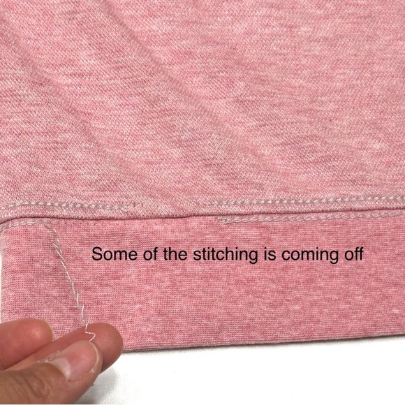 Johnnie-O Pink Knit Zip Up Sweater with High Collar - Picture 7 of 7